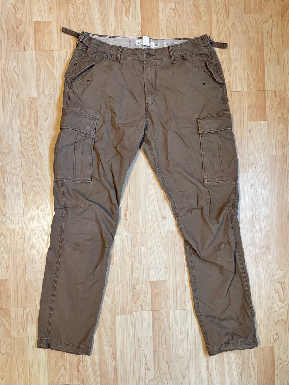Utility Cargo Pants for Men — Olive/Tan